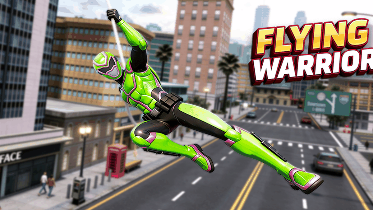 Flying Warrior: City Legends gameplay screenshot