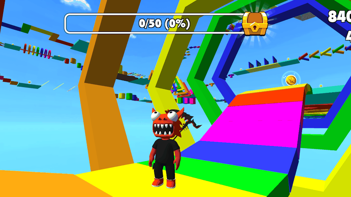 Obby Parkour: Runner Game gameplay screenshot