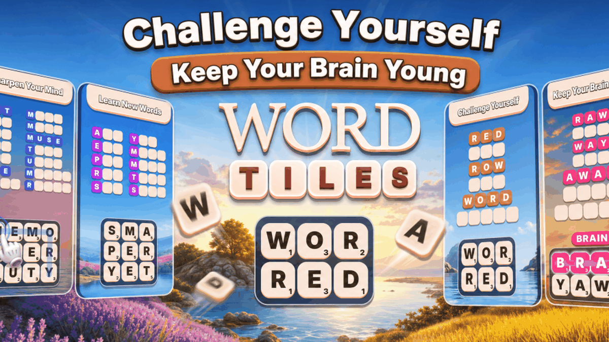 Word Tiles - Relaxing Puzzle gameplay screenshot