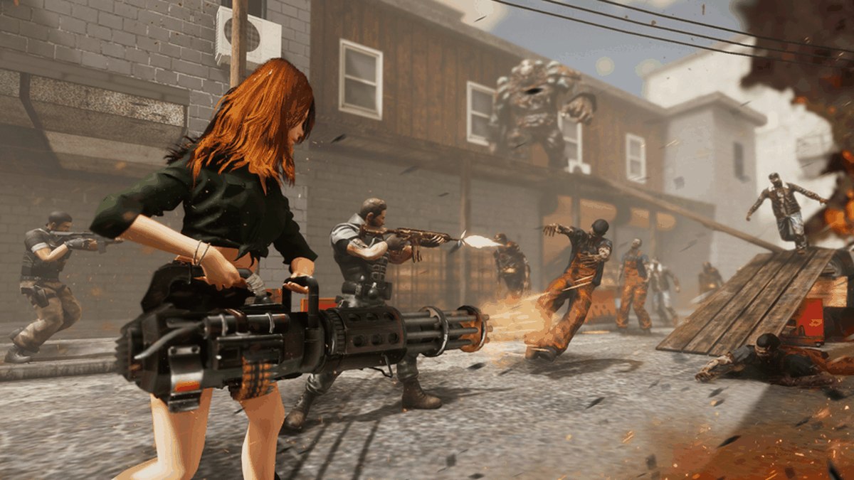 Zombie Fire 3D: Offline Game gameplay screenshot