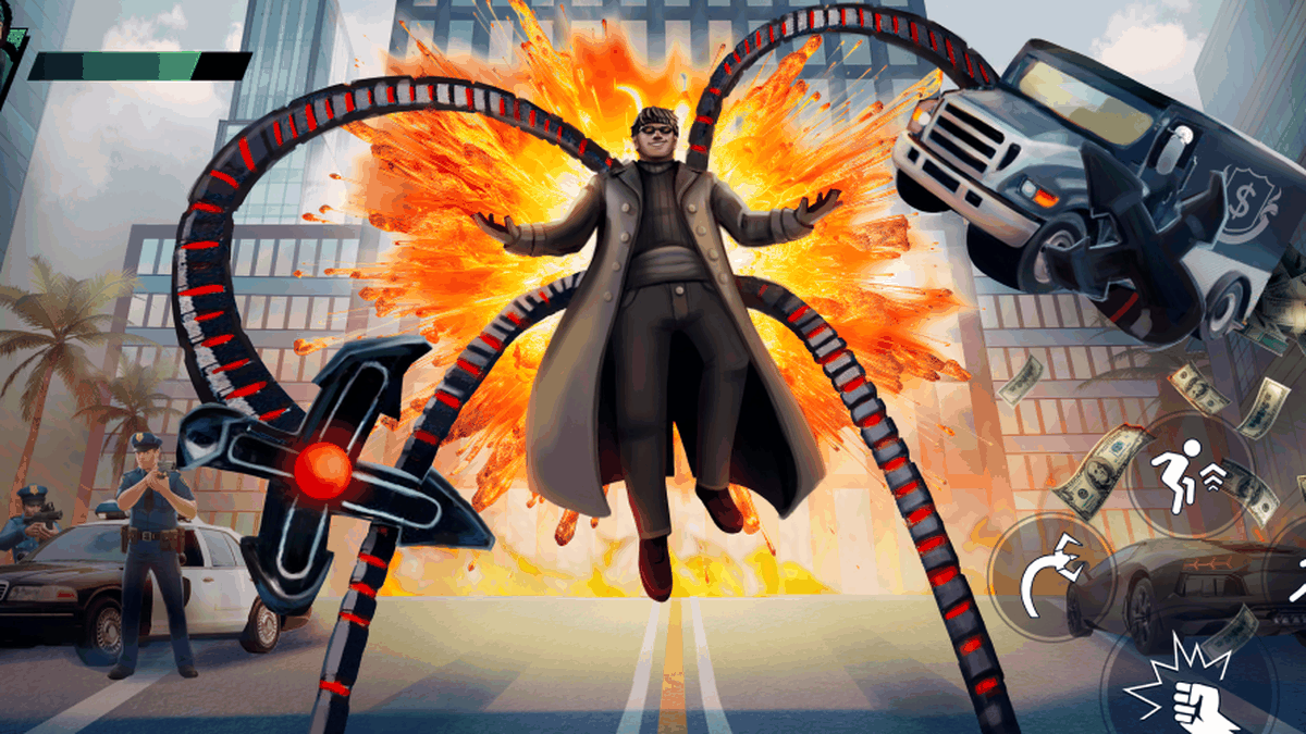 Superhero Crime Open World War gameplay screenshot