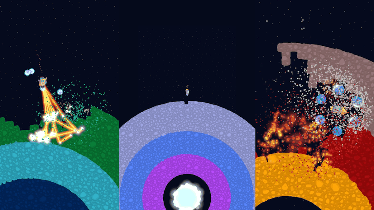 Planet Crusher: Mine & Attack gameplay screenshot
