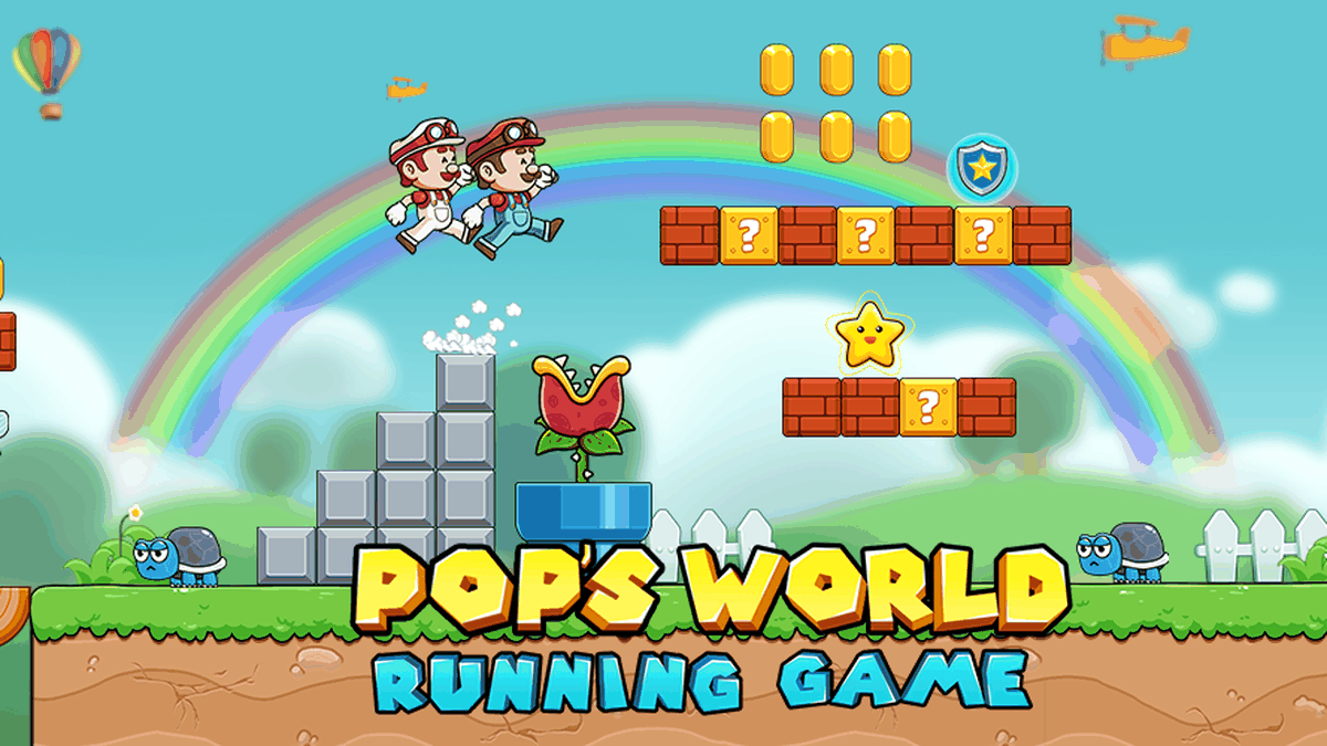 Pop's World - Running game gameplay screenshot