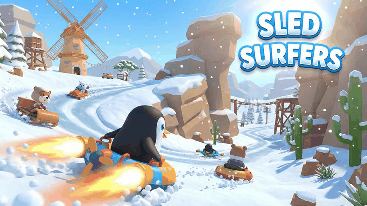 Sled Surfers gameplay screenshot