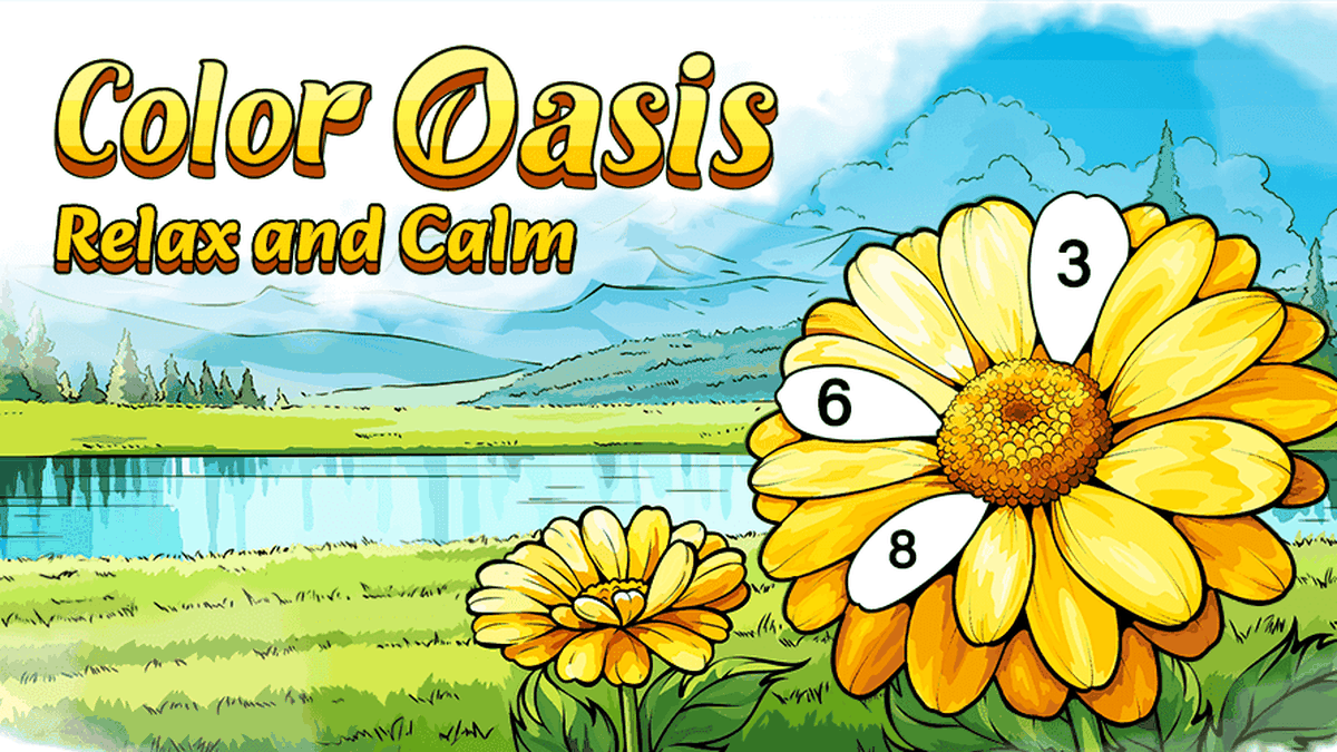 Color Oasis - Color by Number gameplay screenshot