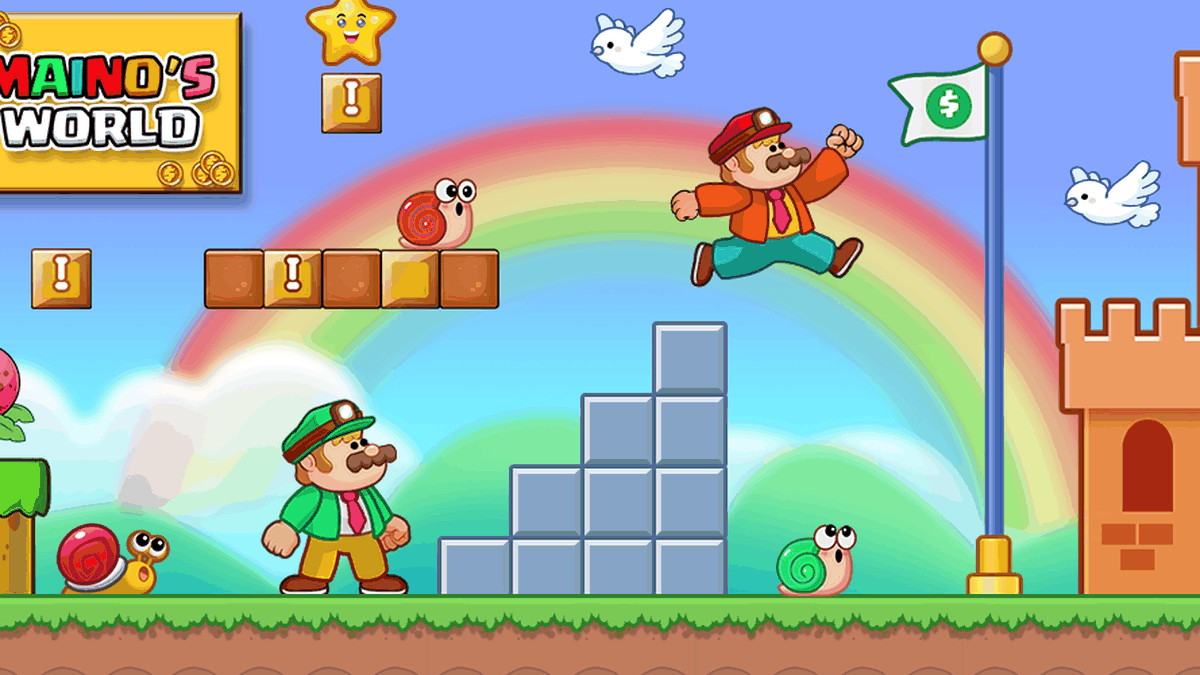 Maino's World : Super Run Game gameplay screenshot