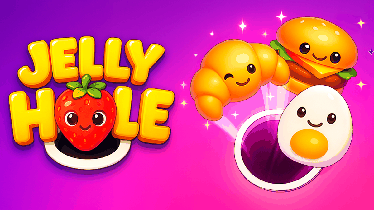 Jelly Hole: Roll & Eat Pals gameplay screenshot