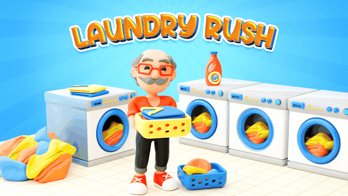 Laundry Rush - Idle Game gameplay screenshot