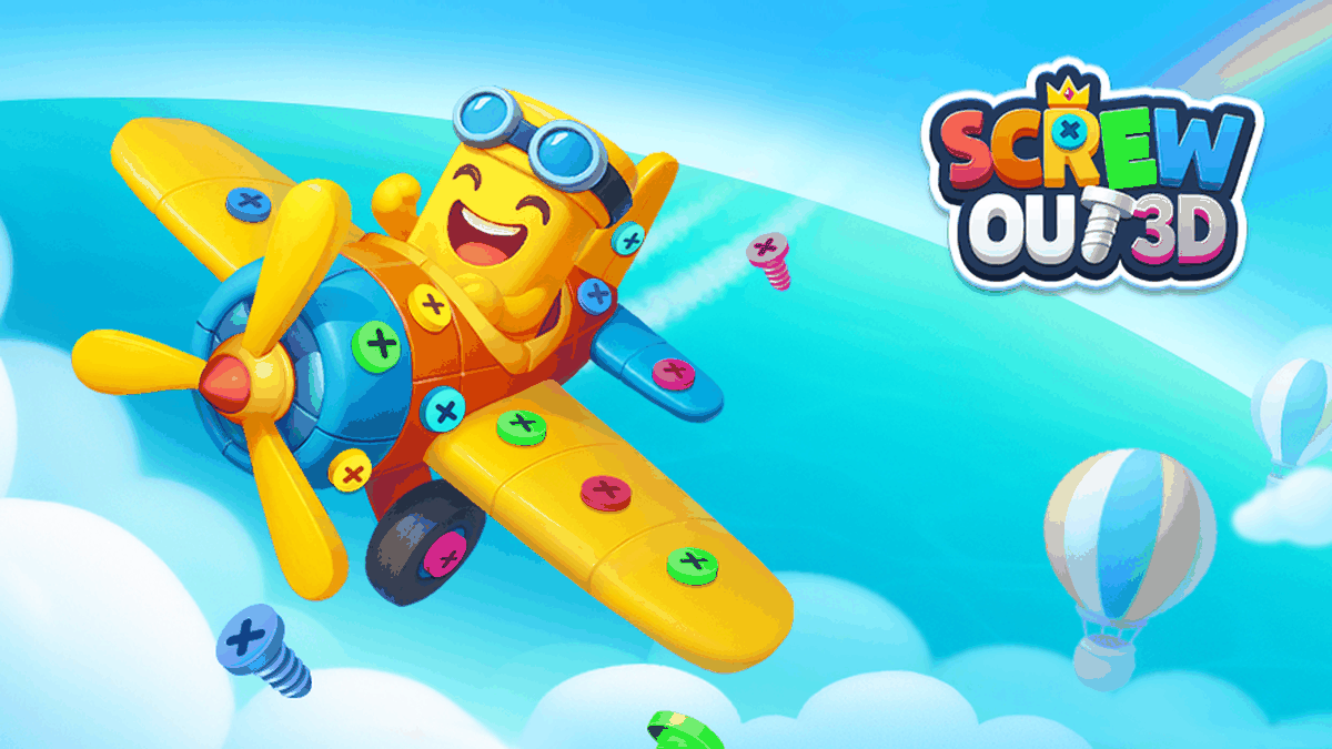 Screw Out 3D: Nut Sort Jam gameplay screenshot
